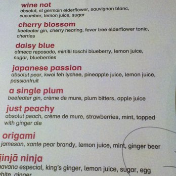 Wagamama - Cocktails for €5 - Asian Fusion Near Me - Dublin, D