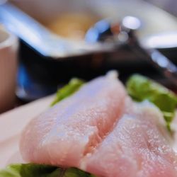 Chuan Yu Hot Pot - Fresh meat and vegetables; lots of house-made treats