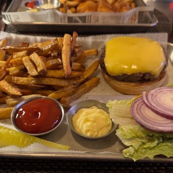 Coopers Restaurant and Bar - Cheeseburger and fries - Bars Near Me - Pearl River, New York