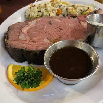 Haines Steak House - Prime rib, rice pilaf. - Steakhouses Near Me - Haines, Oregon Haines Steak House - Prime rib, rice pilaf. - Steakhouses Near Me - Haines, Oregon