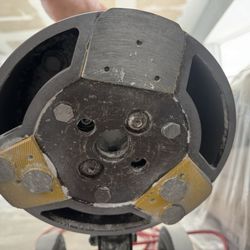 Bradenton Rent All - I believe the shaft was bent when I picked up the machine so it did not spin evenly and wore out the one pad and not the others.