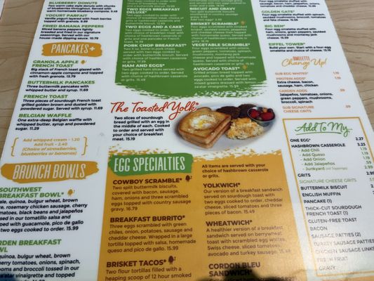 Menu photo 2 The Toasted Yolk Cafe- Waco Waco, TX