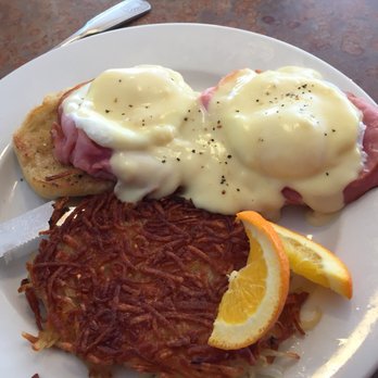 Nano Cafe - Eggs benedict. - American Near Me - Monrovia, California