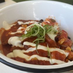 Jambalaya was a large meal Sooo good!