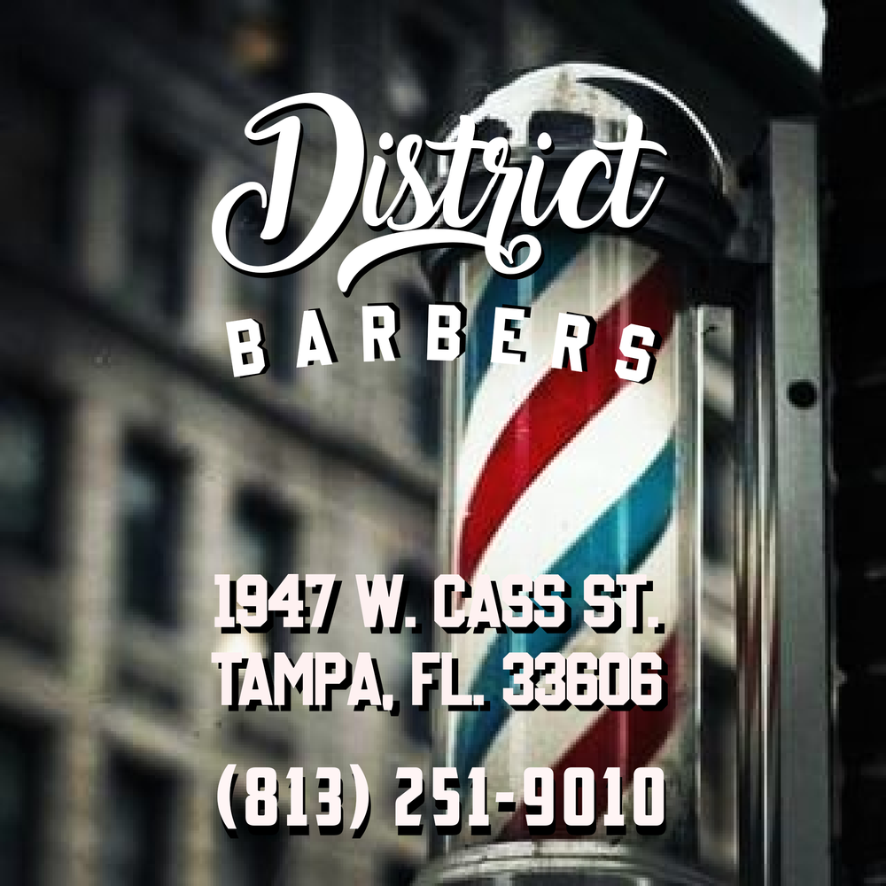 DISTIRICT BARBERS OF TAMPA Updated July 2024 1947 W Cass St, Tampa