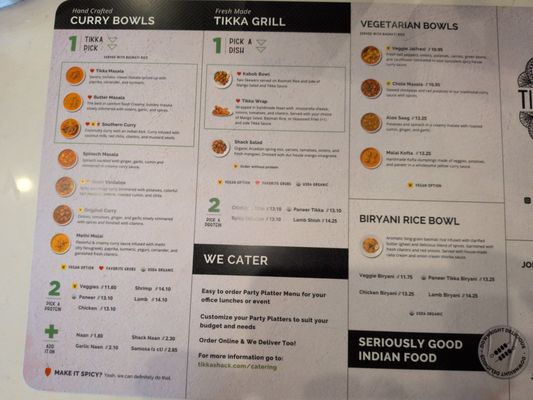 Menu photo 1 Tikka Shack Indian Grub Houston, TX