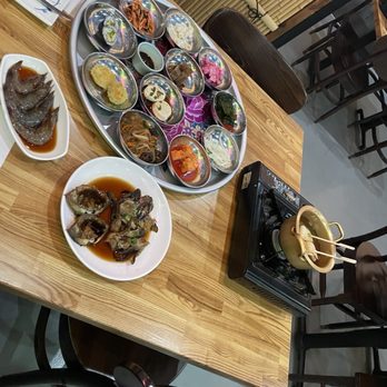 T-Fish - Raw shrimp and marinated crab with house side dishes - Sushi Bars Near Me - Los Angeles, California