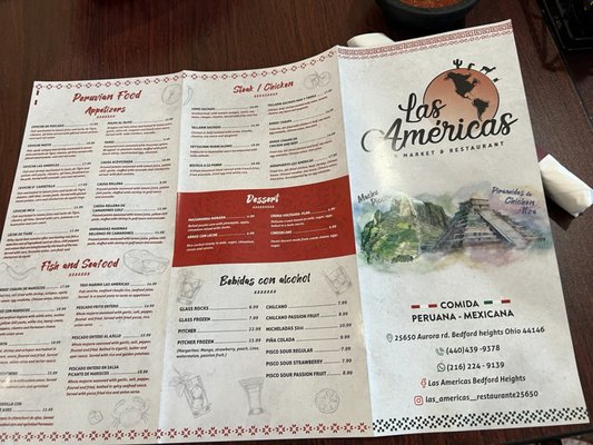 Menu photo 1 Las Americas Bedford Heights, OH Menu photo 1 Las Americas Bedford Heights, OH