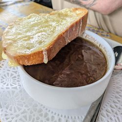French Bakery - French onion soup, my husband loved it