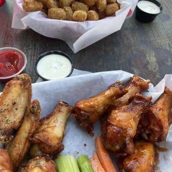 Dirty Birds Ocean Beach - Some tots with bone in wings habanero and lemon pepper wings - Sports Bars Near Me - San Diego, California Dirty Birds Ocean Beach - Some tots with bone in wings habanero and lemon pepper wings - Sports Bars Near Me - San Diego, California