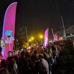 Sunset Music Festival - Lyft pickup area