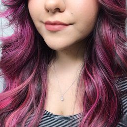 Love my pink balayage Thank you Rees The staff is lovely, I would definitely come here if I were you! Love my pink balayage Thank you Rees The staff is lovely, I would definitely come here if I were you!