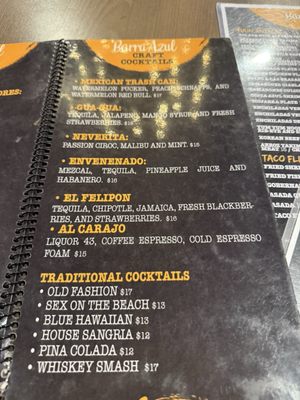 Menu photo 8 Barra Azul Perris, CA