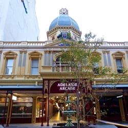 Adelaide Arcade - Front of Arcade with a lovely fountain