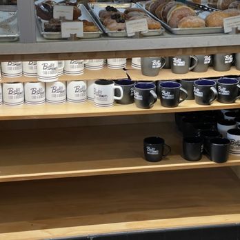 Bob's Donuts - Mugs with their logo on the front for sale at Bob's Donuts on Baker Street in San Francisco. - Donuts Near Me - San Francisco, California