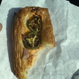 Jalapeño and cheese danish with bacon Jalapeño and cheese danish with bacon