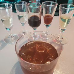 Luce Spirits - Spirit flight and house old fashioned.