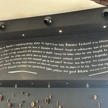 Nando's - Wall with the story of the mascot, the Cockerel! - Chicken Shop Near Me - London, XGL Nando's - Wall with the story of the mascot, the Cockerel! - Chicken Shop Near Me - London, XGL