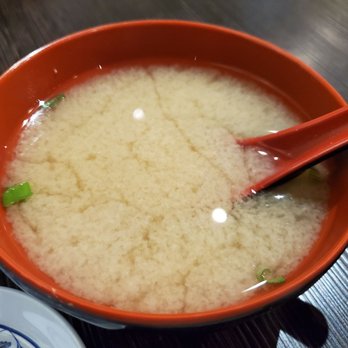 Hiroba Sushi - Miso soup portion served with various meals/combos (or $0.99 a la carte) - Sushi Bars Near Me - Henderson, Nevada Hiroba Sushi - Miso soup portion served with various meals/combos (or $0.99 a la carte) - Sushi Bars Near Me - Henderson, Nevada