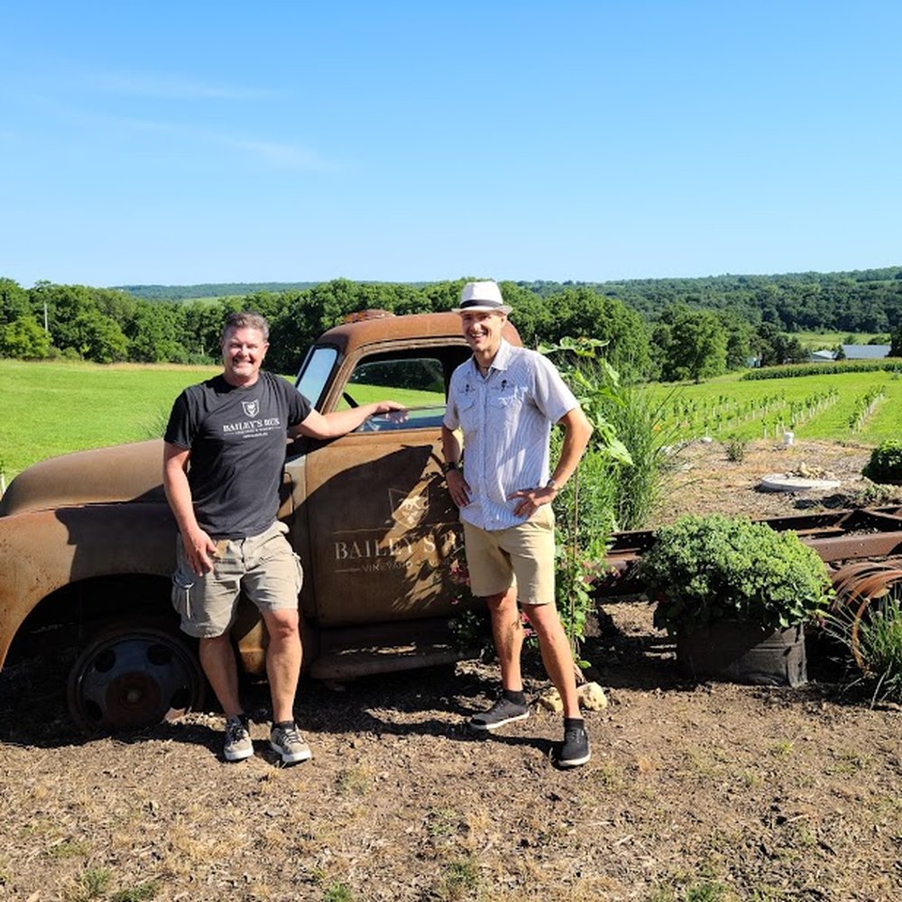 Bailey's Run Vineyard & Winery - Todd the co-owner - Wine Tasting Room Near Me - New Glarus, Wisconsin