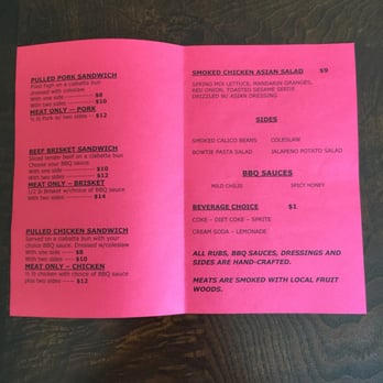 Smoke Wring BBQ - The menu - Food Trucks Near Me - The Dalles, Oregon Smoke Wring BBQ - The menu - Food Trucks Near Me - The Dalles, Oregon