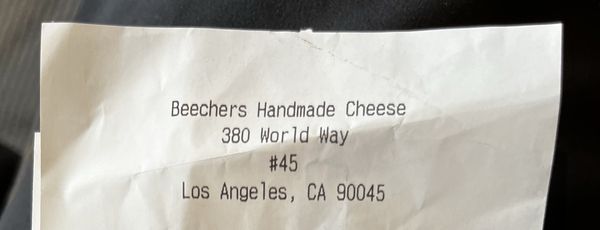Beecher's Handmade Cheese - LAX by null