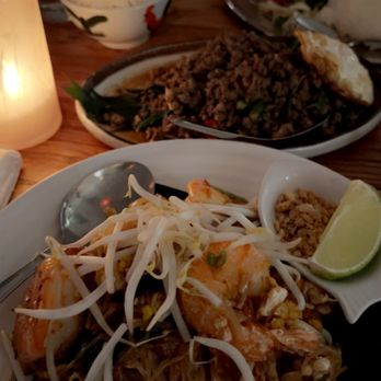 Zaab Zaab - Prawn Pad Thai Kapow - Thai Near Me - Brooklyn, New York Zaab Zaab - Prawn Pad Thai Kapow - Thai Near Me - Brooklyn, New York