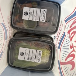 702 Prep - Thai Basil Lettuce Wrap & Grilled Flank Steak meals