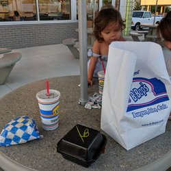 B-Bop's - Nothing like a cold Coke and burger with fries!