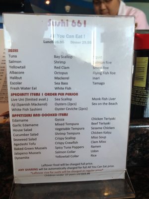 Menu photo 7 Sushi 661 Santa Clarita, CA Menu photo 7 Sushi 661 Santa Clarita, CA