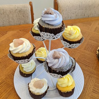 M2M Bakery - Part of an order of a dozen cupcakes: taro, lychee, durian, and pandan coconut. - Cupcakes Near Me - Richardson, Texas