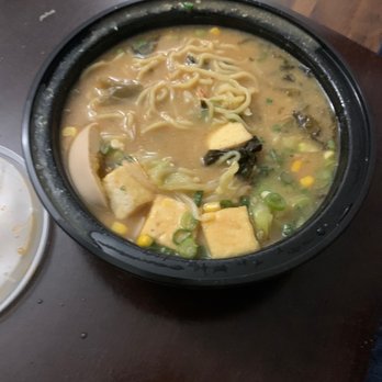 Fuyu Ramen - Veggie Spicy Miso Ramen (with less spice) - Poke Near Me - Sunnyside, New York Fuyu Ramen - Veggie Spicy Miso Ramen (with less spice) - Poke Near Me - Sunnyside, New York