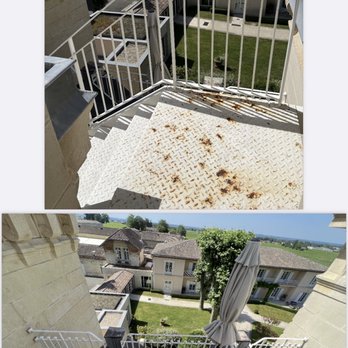 Grand Barrail - The terrace we were given. - Hotels Near Me - Saint-Emilion, 33
