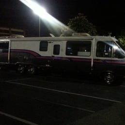 If this 37ft motorhome fits any car will. lol.