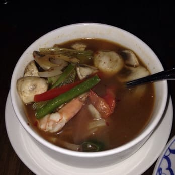 Thai Kitchen I - Tom yum: taste like shrimp paste with soy sauce and hot sauce. - Thai Near Me - Bridgewater, New Jersey Thai Kitchen I - Tom yum: taste like shrimp paste with soy sauce and hot sauce. - Thai Near Me - Bridgewater, New Jersey