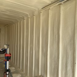 Precision Insulation and Coatings - Closed cell spray foam insulation in a box truck in Ankeny Iowa