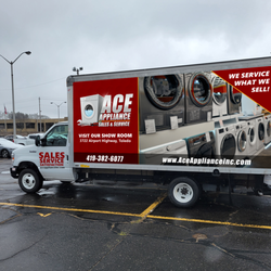Ace Appliance Sales & Service - New Ace delivery truck.