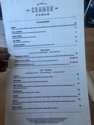 Menu photo 3 Common Table Chattanooga, TN