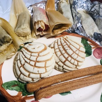 La Purisima Bakery - Tamales:red, green, sweet,cheese. Red and green burritos, pan dulce, churros. Tamales $21/dozen - Bakeries Near Me - Glendale, Arizona