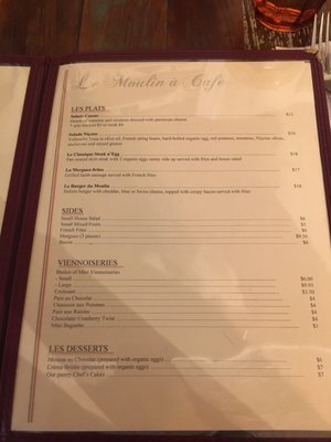 Menu photo 4 Le Moulin a Cafe New York, NY Menu photo 4 Le Moulin a Cafe New York, NY