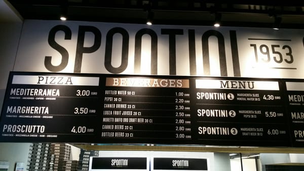 Menu photo 5 Spontini Milan, MI