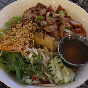 Pho Lantern Restaurant - BBQ Pork with Spring Roll - Seafood Near Me - Buffalo, New York