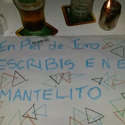 Piel de Toro - Crayones y dibujos para entretenerte mientras esperas una rica comida, acompañado de cerveza #Downhill