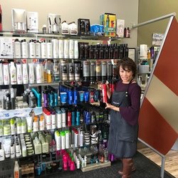 Great Clips - Product Shelf with Stylist