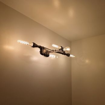 La Quinta Pizza - Random, I know, but the bathroom has this cool light fixture. - Pizza Near Me - Redwood City, California La Quinta Pizza - Random, I know, but the bathroom has this cool light fixture. - Pizza Near Me - Redwood City, California