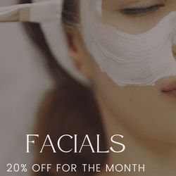 Poke and Primp Beauty Bar - 20% ofc facials for the month of September