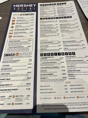 Menu photo 1 Hershey Social Hershey, PA Menu photo 1 Hershey Social Hershey, PA