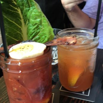 Jacob's Pickles - Bloody Mary ! Forgot The name of The second cocktail so good to - Comfort Food Near Me - New York, New York