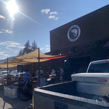 Smoking River Brewing - Outdoor area and music - Breweries Near Me - Meeker, Colorado