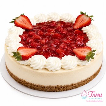 Tamu Cupcakery - Strawberry cheesecake - Custom Cakes Near Me - Cape Coral, Florida Tamu Cupcakery - Strawberry cheesecake - Custom Cakes Near Me - Cape Coral, Florida